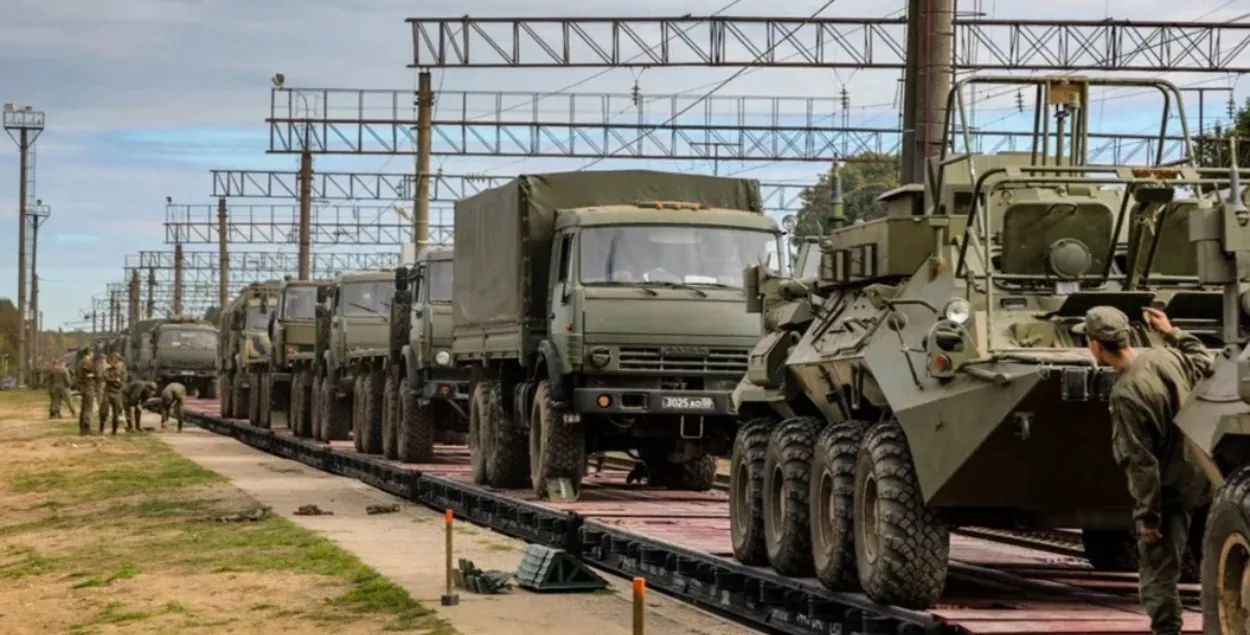Поезда с российскими военными покидают Беларусь / belzhd.site, иллюстративное фото
