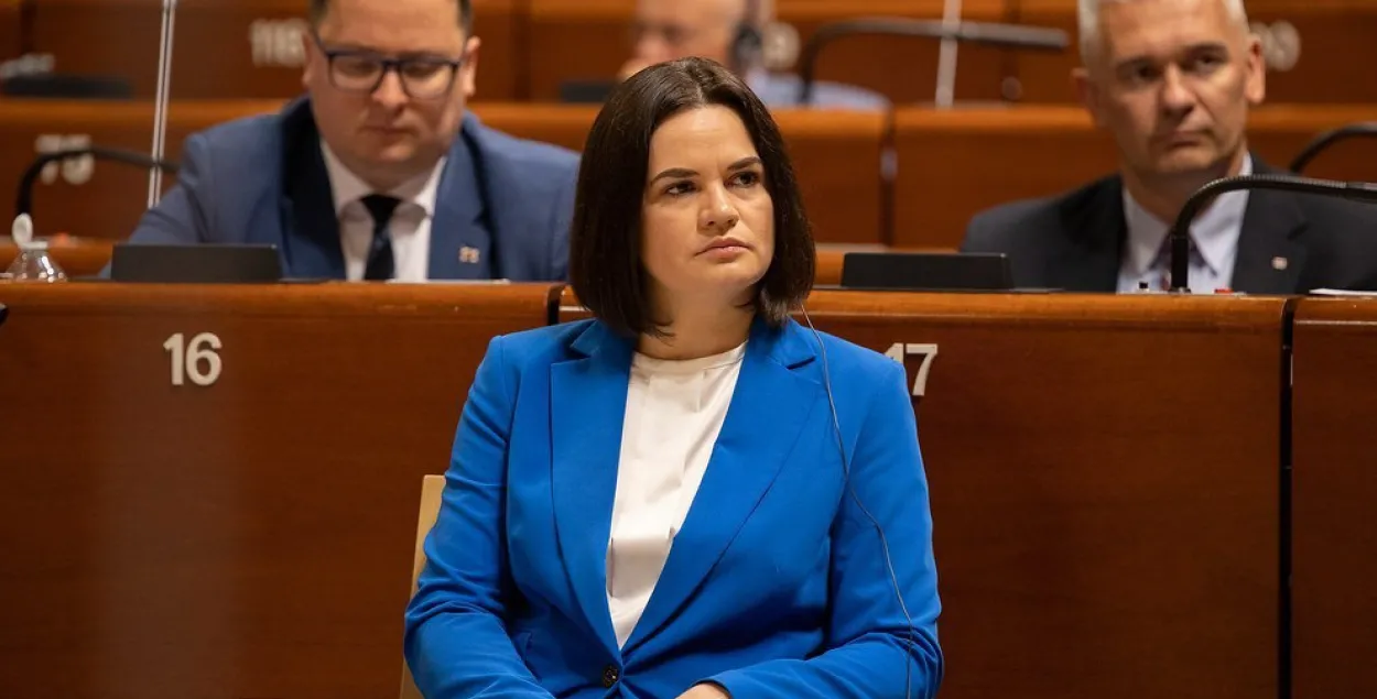 Святлана Ціханоўская / t.me/tsikhanouskaya
