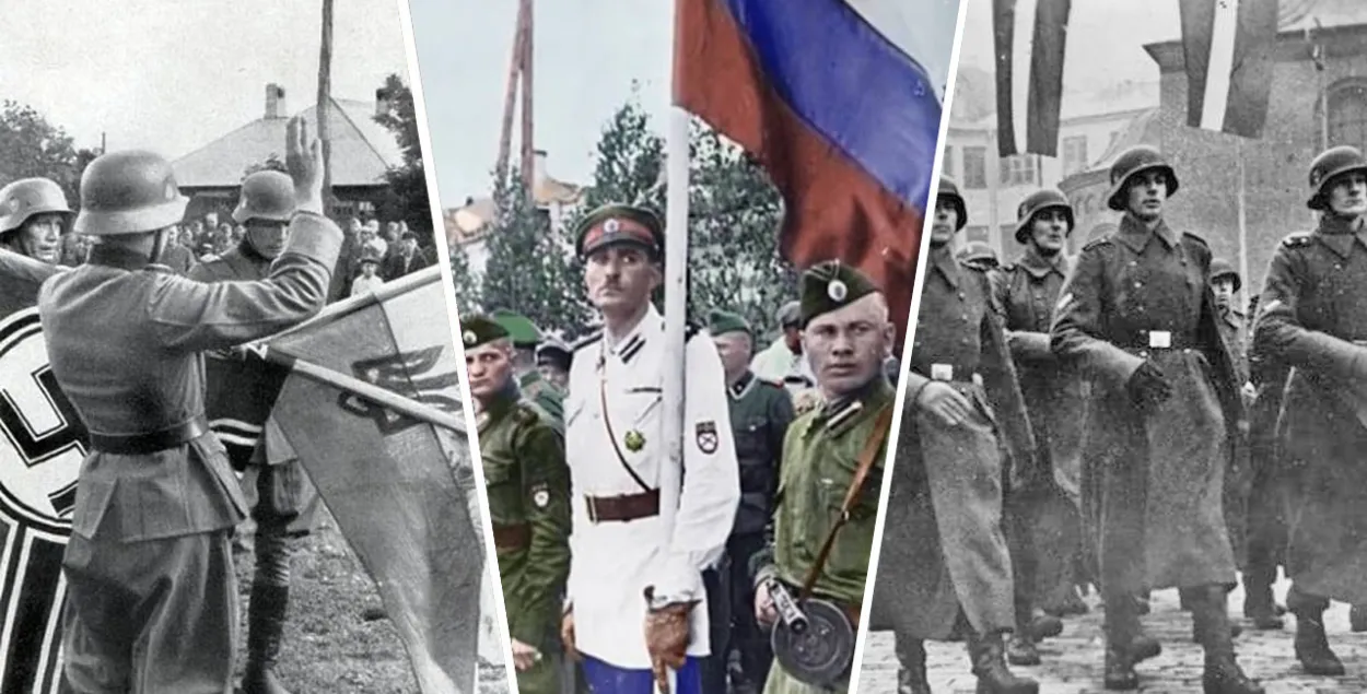 Не только БЧБ (бело-красно-белый флаг) имеет темные пятна в истории