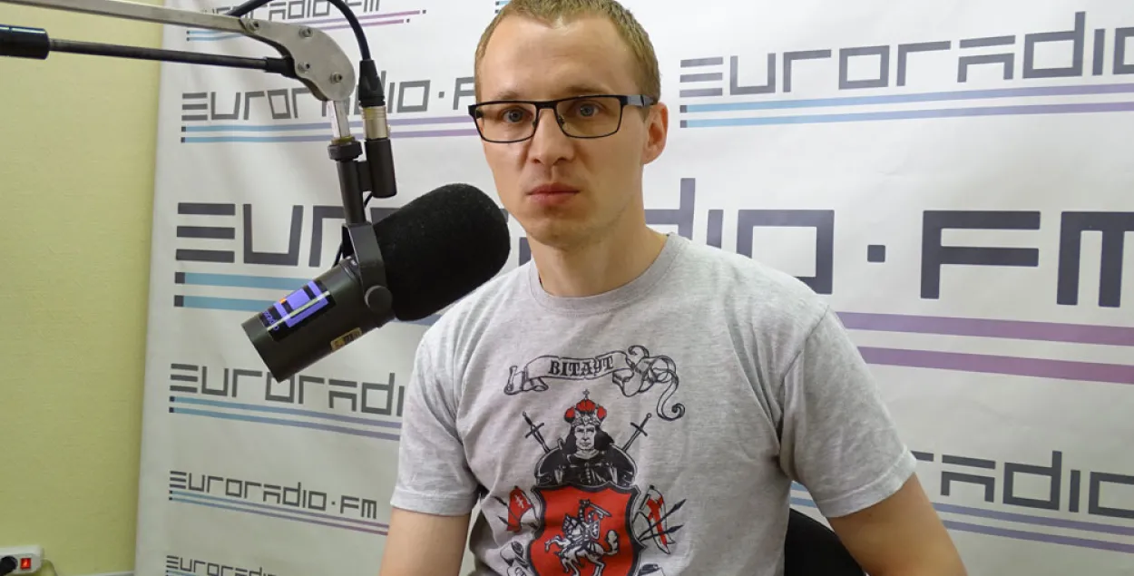 Зміцер Дашкевіч — на Еўрарадыё (відэа)