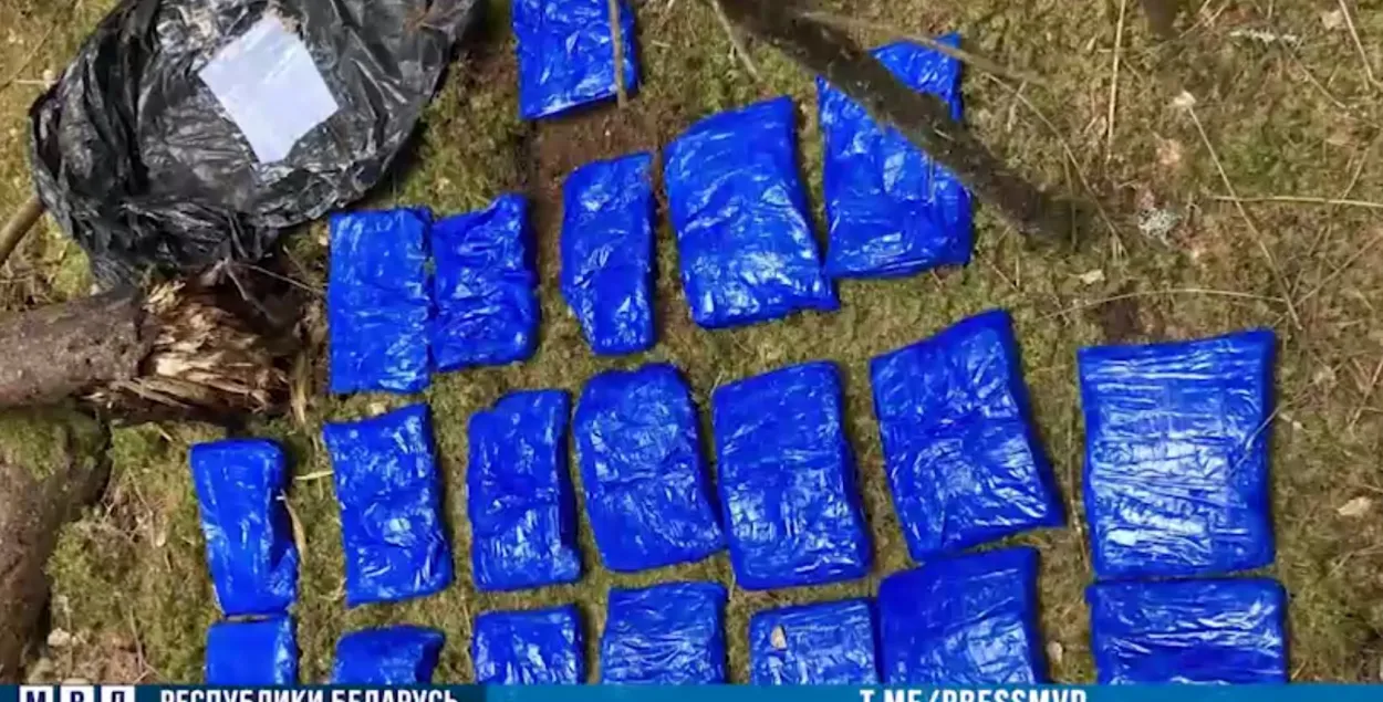 Частка канфіскаваных наркотыкаў /@pressmvd

