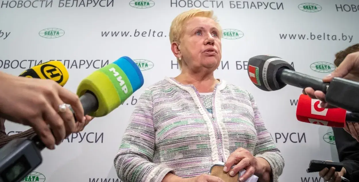 Belarus' Central Election Commission chairperson Lidziya Yarmoshyna / Euroradio