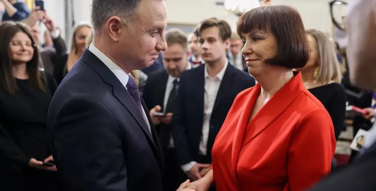 Анджэй Дуда і Алена Бандарэнка /&nbsp;prezydent.pl
