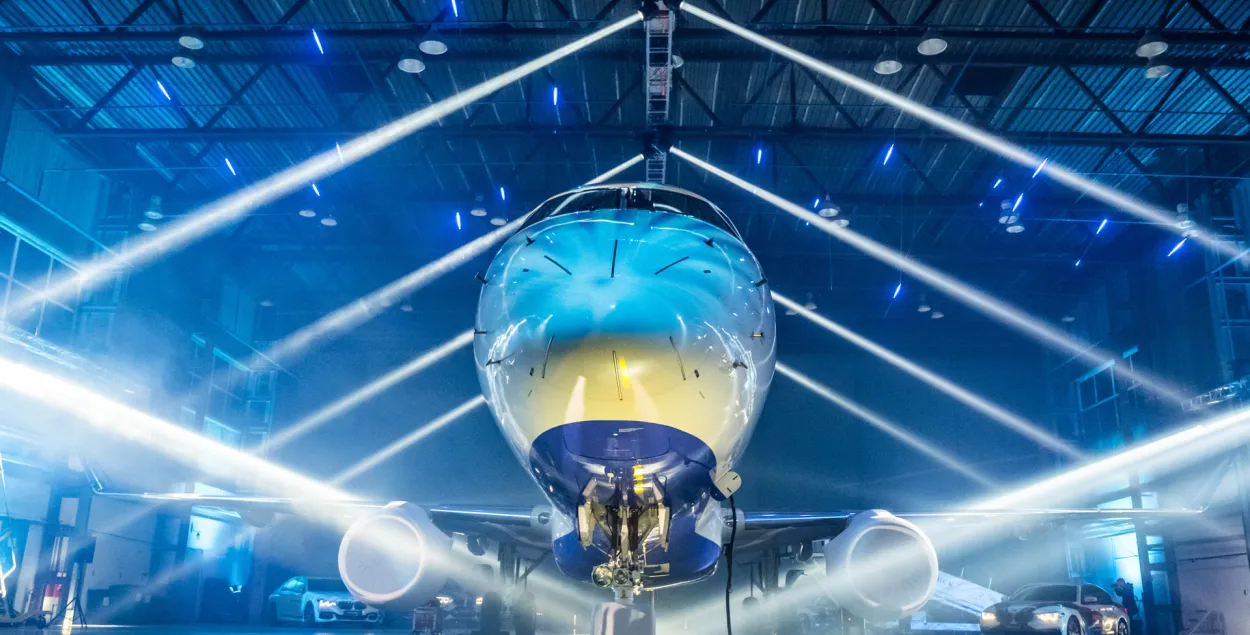 Embraer-175, які "Белавія" набыла ва ўласнасць у 2018 годзе / belavia