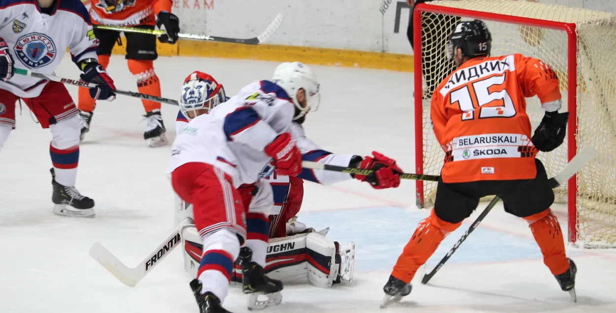 "Шахтёр" &mdash; "Юность" / shahter.hockey.by
