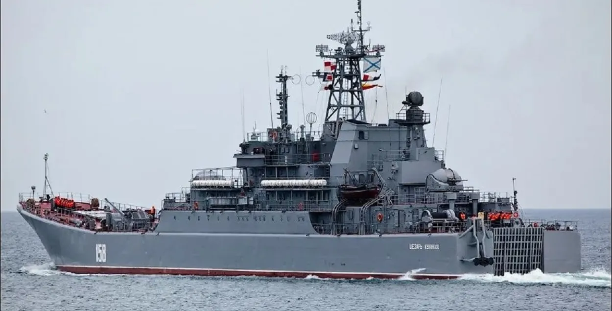 Ва Украіне загінуў камандзір вялікага дэсантнага карабля РФ "Цэзар Кунікаў"