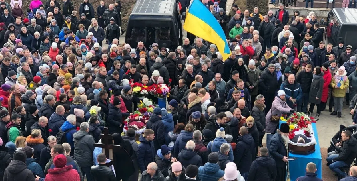 У Энергадары развітваюцца з байцамі, якія загінулі пры абароне Запарожскай АЭС