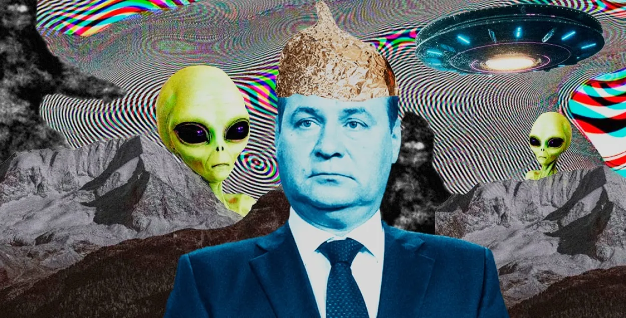 Recently, the Prime Minister has been making even more cryptic statements than Lukashenka / collage by Ulad Rubanau, Euroradio