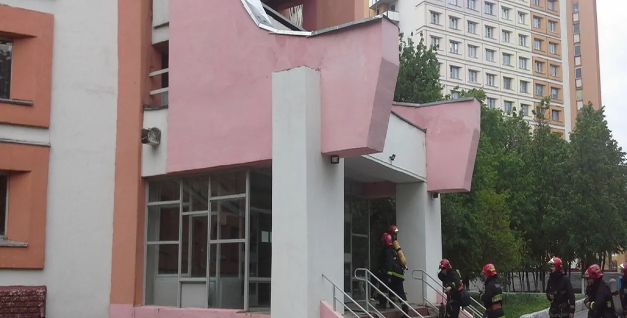 У Гомелі гарэў інтэрнат: эвакуявалі 35 чалавек
