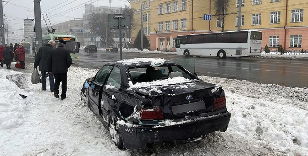 Аварыя ў Гомелі / прэс-служба МУС
