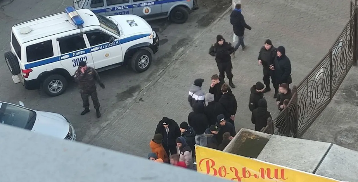 Затрыманні ў Гомелі / t.me/flagshtok
