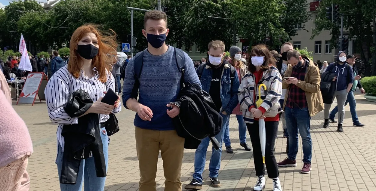 Пікет на Камароўцы / Еўрарадыё
