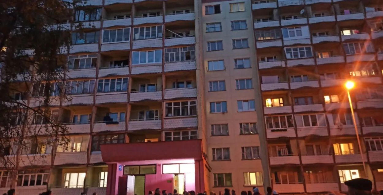 Інтэрнат у&nbsp;Мінску, дзе адбылося надзвычайнае здарэнне / minsk.mchs.gov.by​