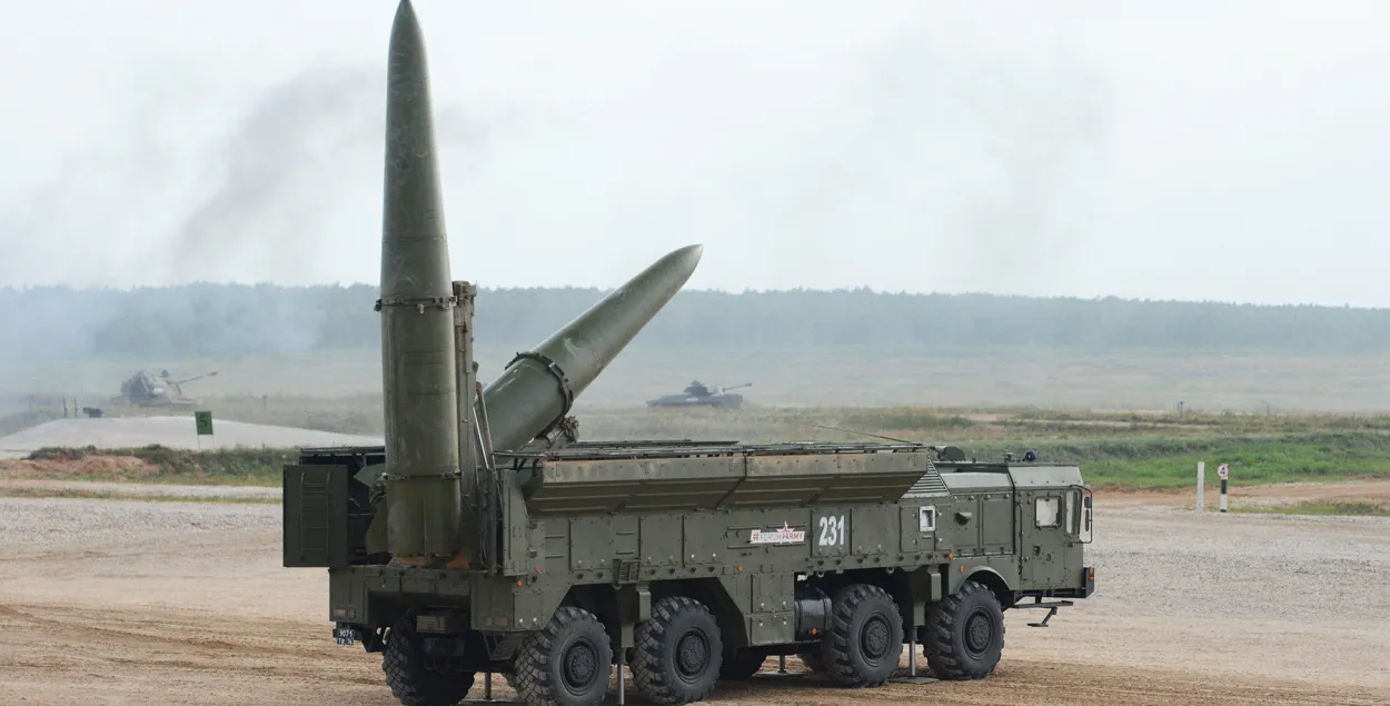 Ракетны комплекс "Іскандэр" можа несці ядзерныя зарады / Sputnik/East News
