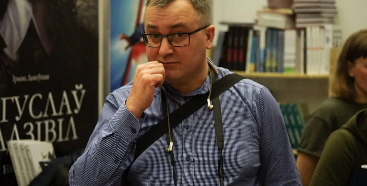 Publisher Andrei Yanushkevich / Photo by Yulia Tsimafeyeva

