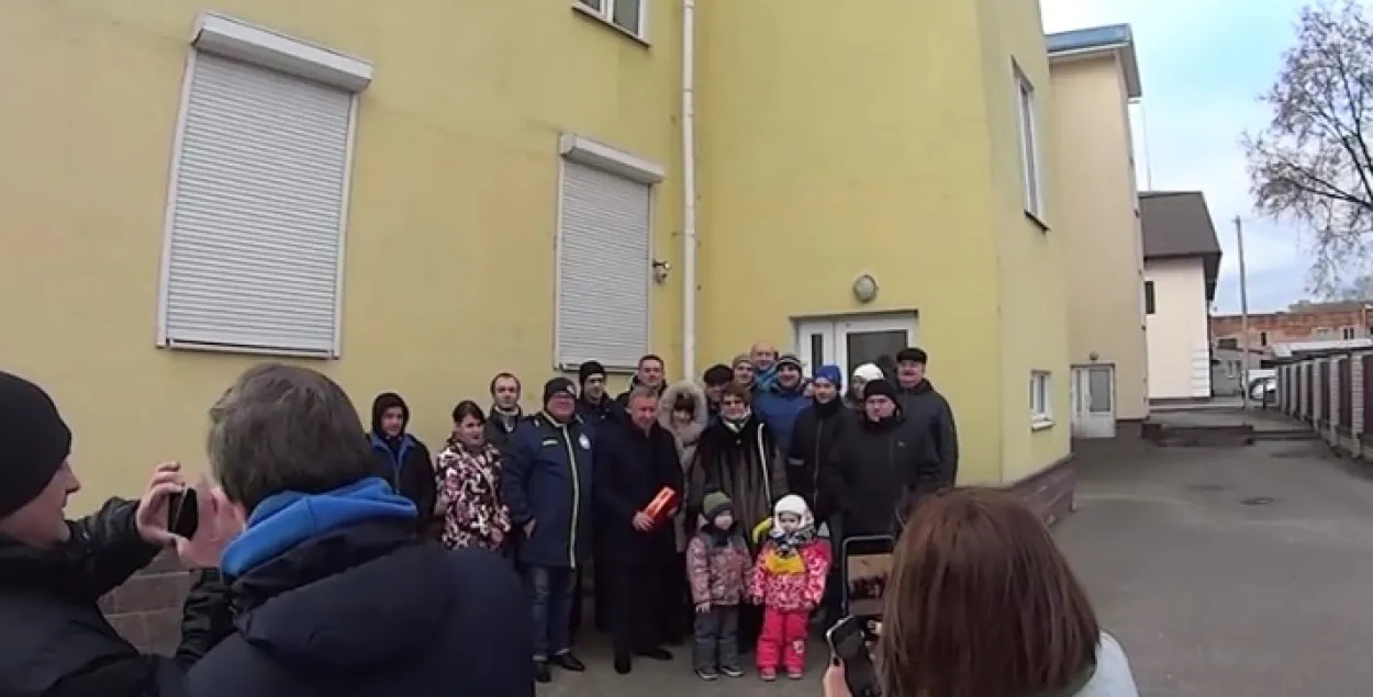 Як у Барысаве сціпла развіталіся з Аляксандрам Ермаковічам (відэа)