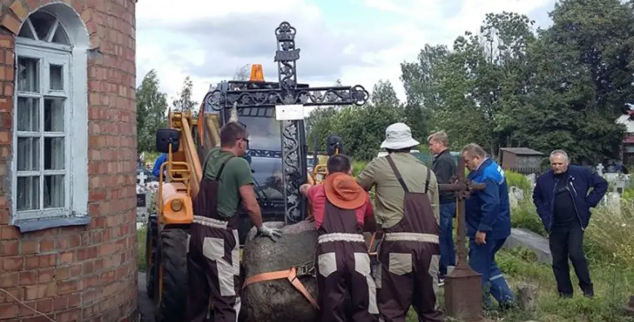 Эксгумацыя парэшткаў Віктара Каліноўскага / "Народная Воля"