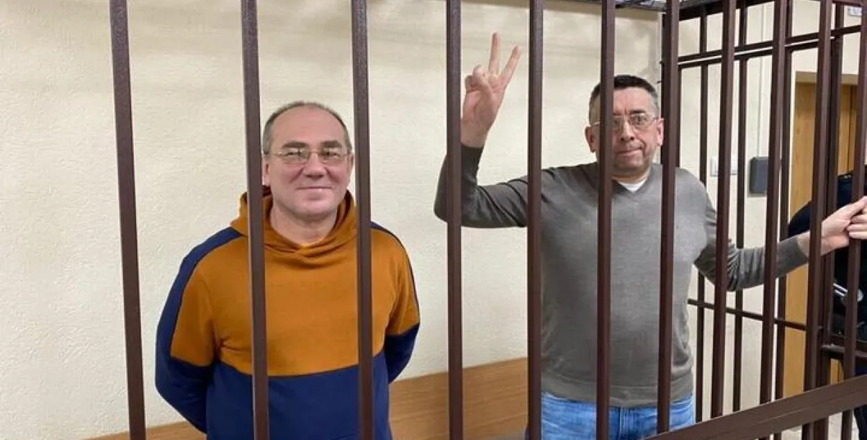 Александр Кабанов и Сергей Петрухин на суде / "Наша Ніва"​