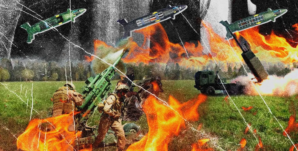 Украіна мае патрэбу ў артылерыйскіх устаноўках &mdash; і яна іх хутка атрымае / калаж Улада Рубанава, Еўрарадыё