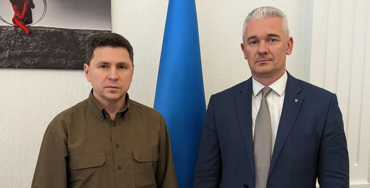 Михаил Подоляк и Валерий Ковалевский / twitter.com/kavaleuski
