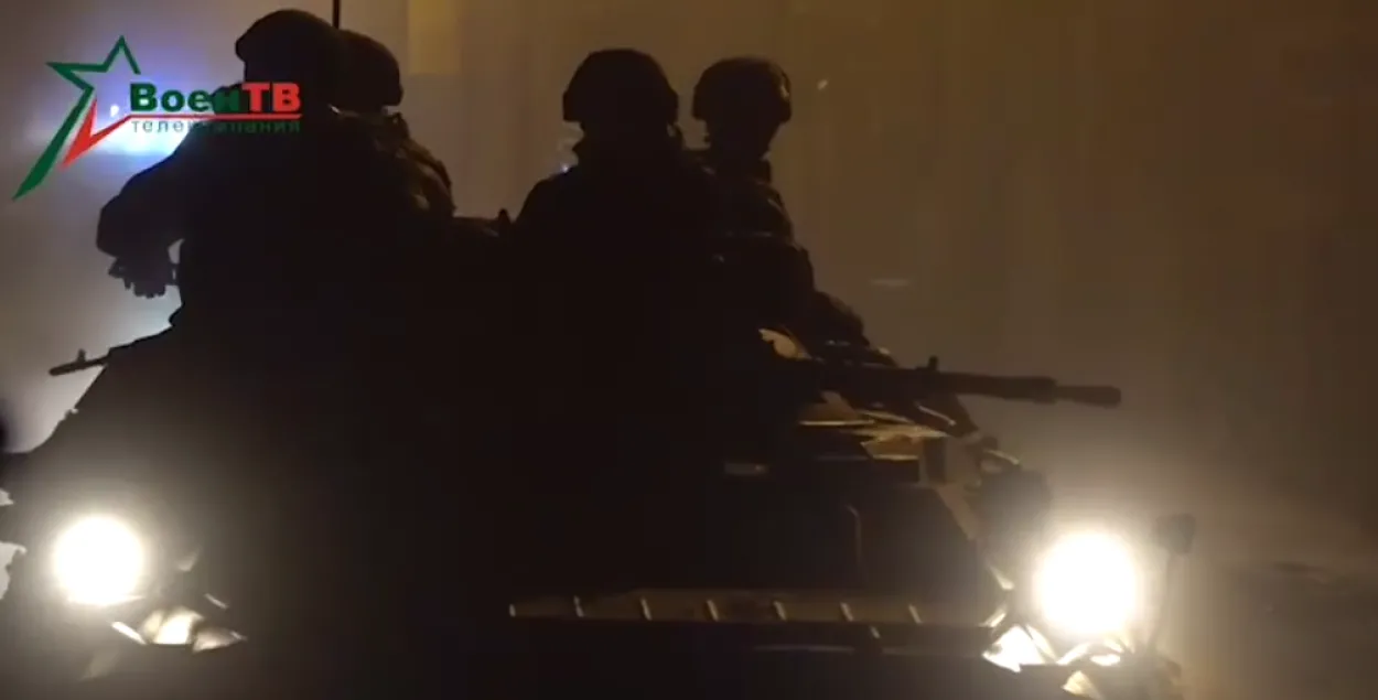 Беларускія вайскоўцы прыбылі ў Казахстан "своечасова, без парушэнняў і затрымак "/ скрыншот відэа"Воен-ТВ"