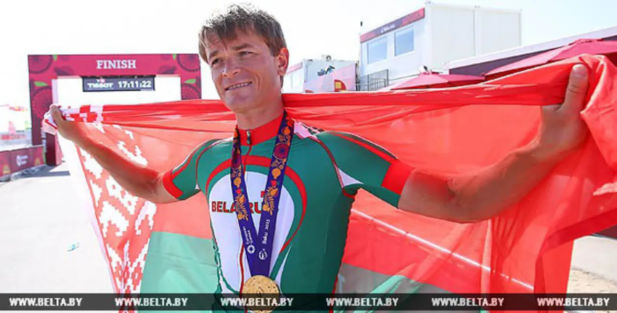 Беларус Васіль Кірыенка стаў чэмпіёнам свету па веласпорце на шашы
