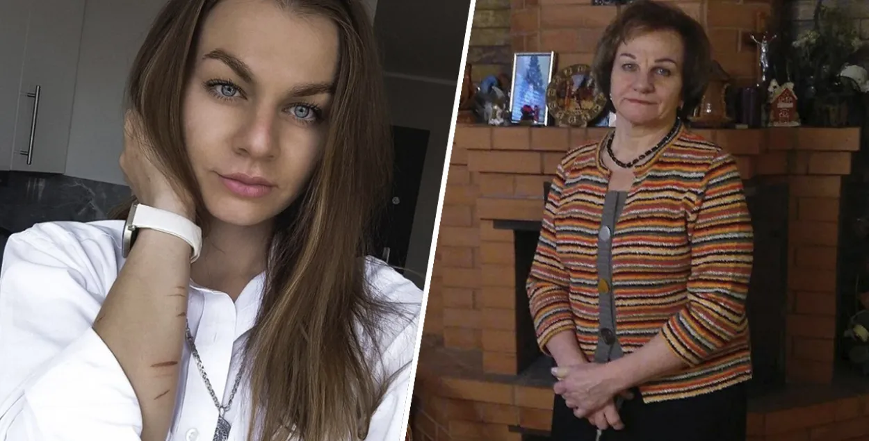 Наталля і яе маці Галіна&nbsp;Дзербыш 
