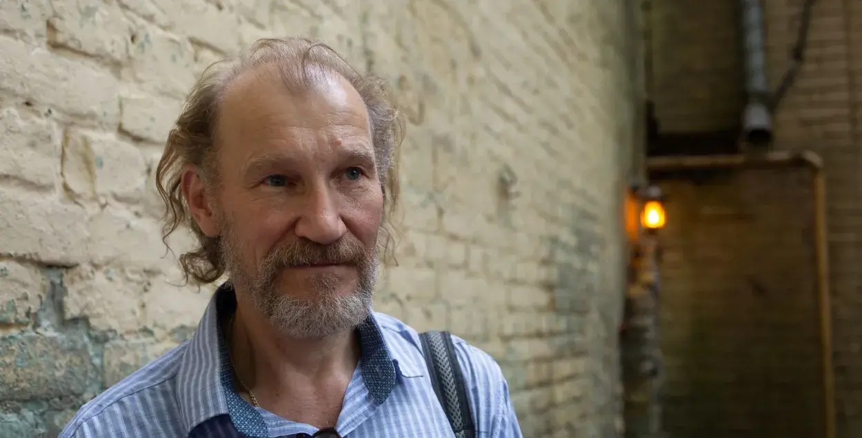 Аляксей Брэўс сустрэўся з былымі калегамі, каб падыскутаваць аб серыяле. Кіеў, 4 чэрвеня&nbsp;2019 года / "Грамадскае"