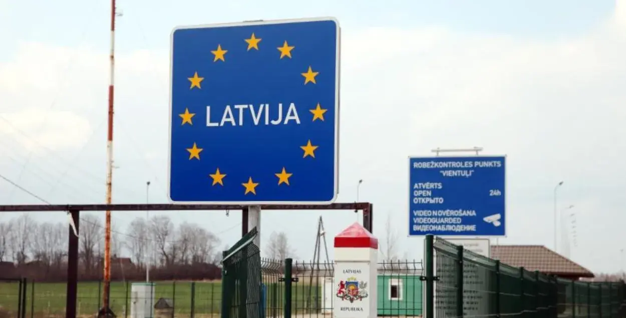 Граница Латвии / LETA