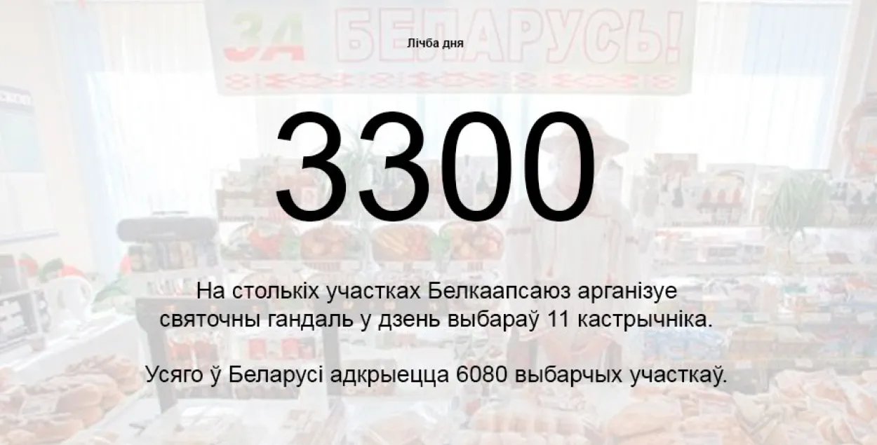  На 3300 избирательных участках будет "праздничная торговля"