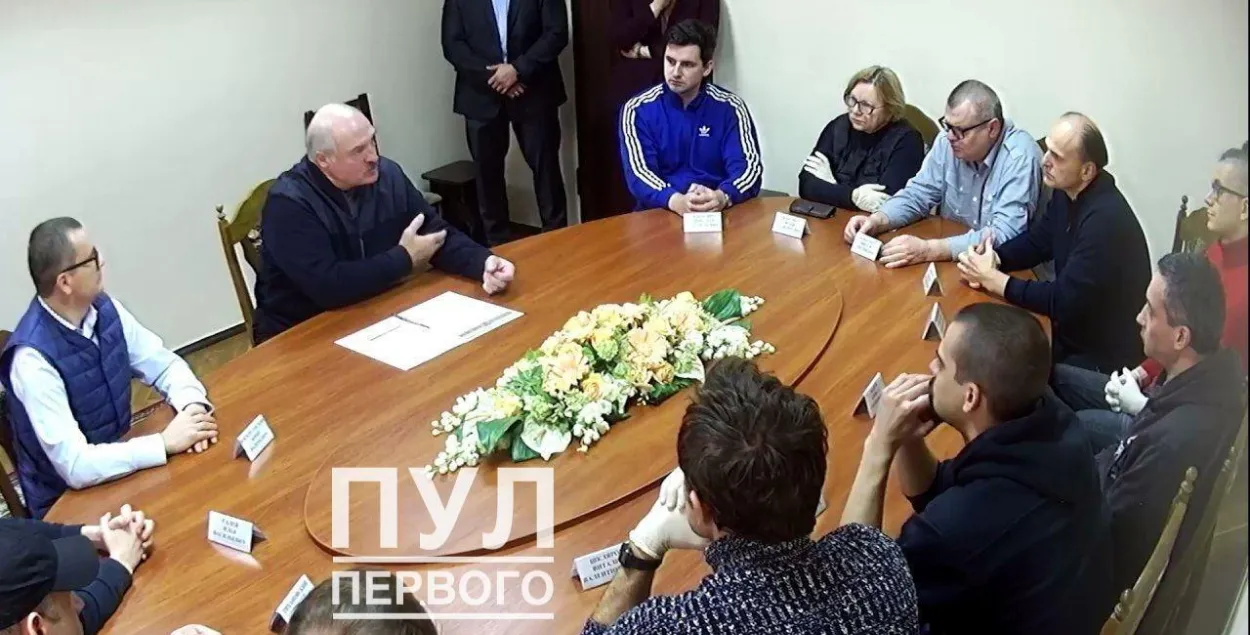 Александр Лукашенко встретился с политзаключенными в СИЗО КГБ / "Пул Первого"