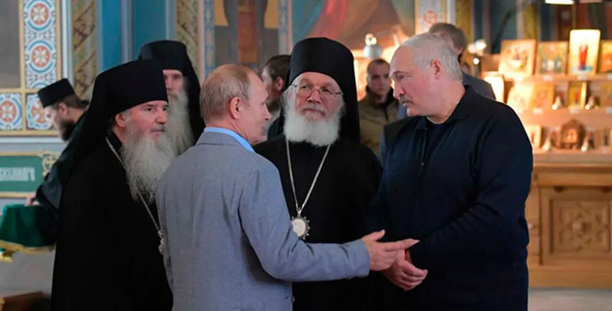 Владимир Путин и Александр Лукашенко во время посещения Валаама / president.gov.by​