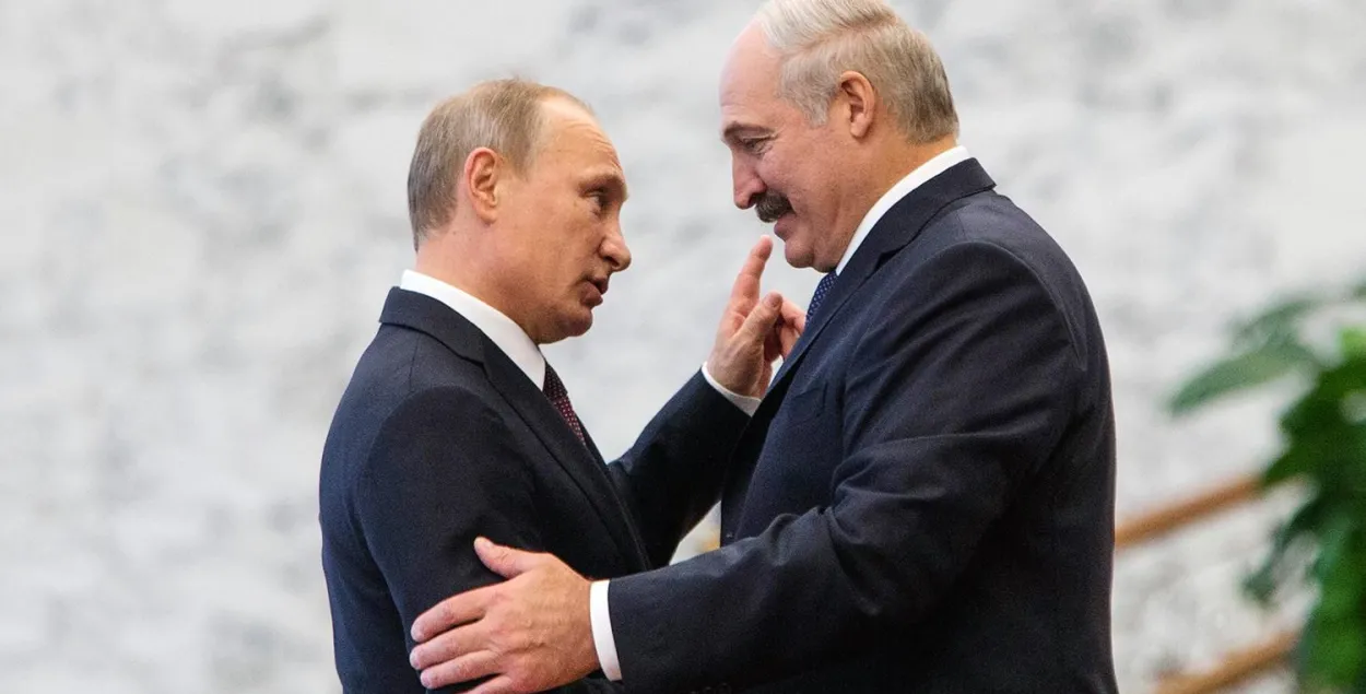 Уладзімір Пуцін і Аляксандр Лукашэнка / Reuters
