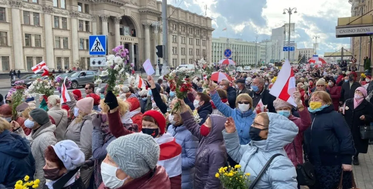 На "Марш мудрасці" выйшлі тысячы чалавек (відэа)