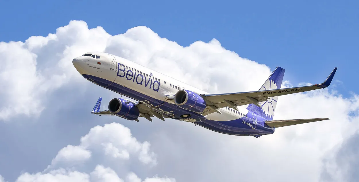 Самалёт Belavia / фота ілюстрацыйнае