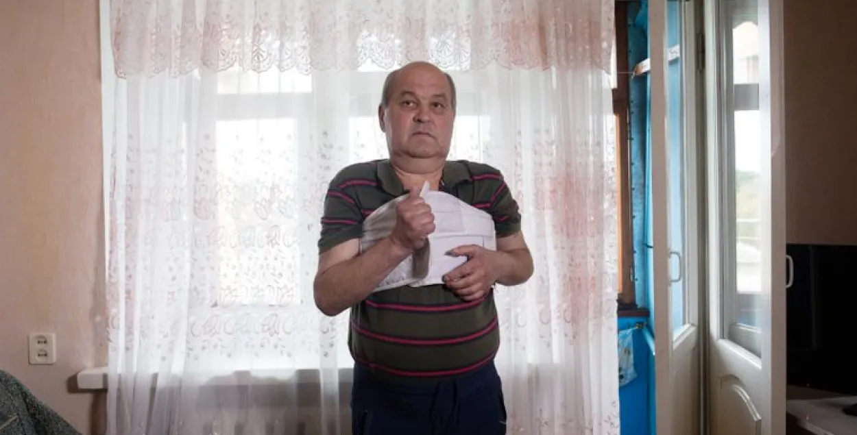 Віктар Буркоўскі стаў трэцім пацыентам, якому за апошнія 15 гадоў ва Украіне перасадзілі сэрца&nbsp;/&nbsp;Анастасія Уласава / hromadske