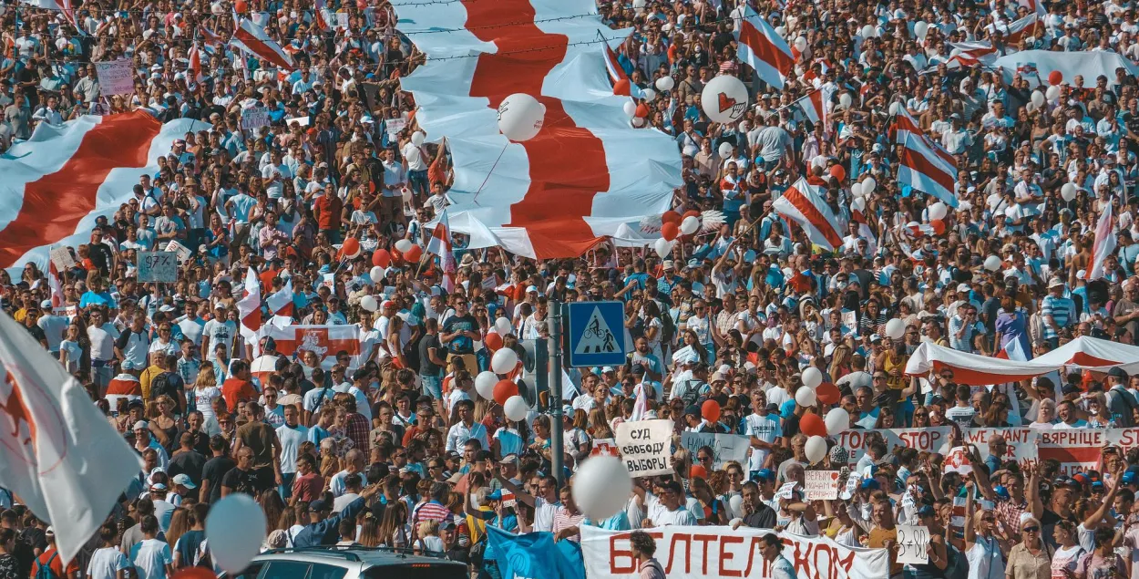 Мірны пратэст у Мінску, 2020 год / pixabay.com
