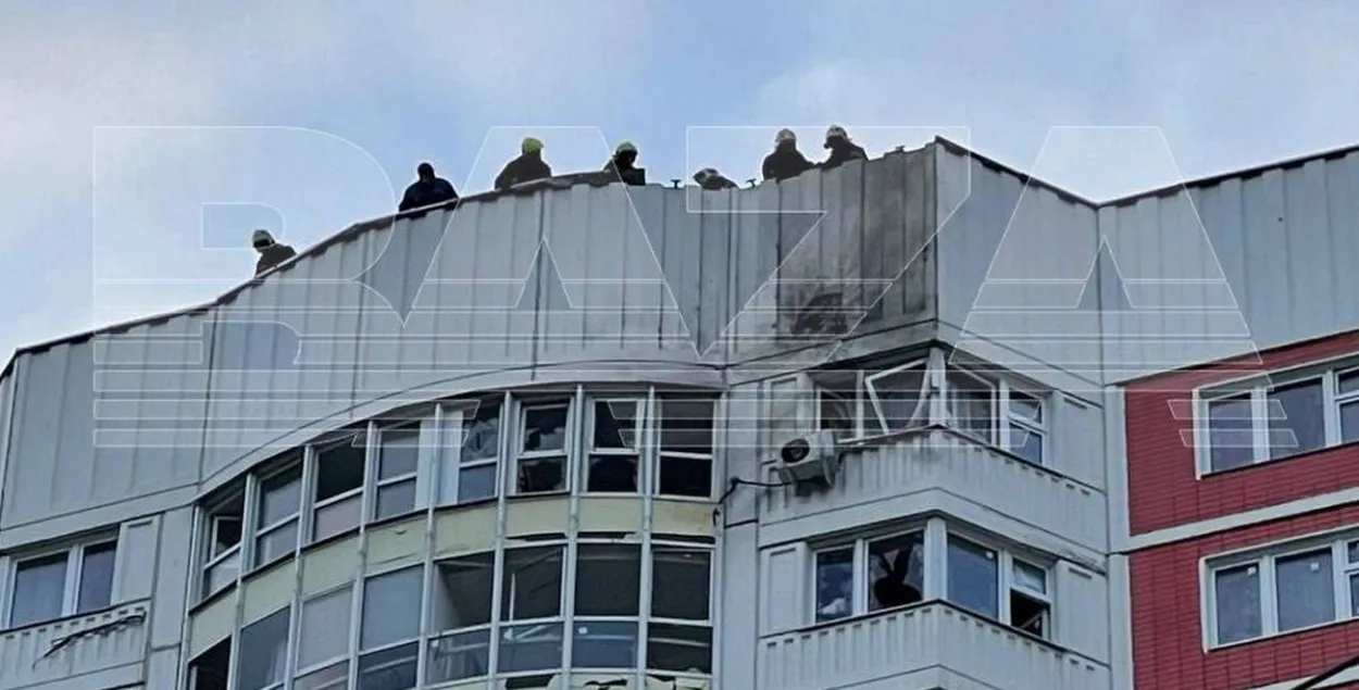 Один из беспилотников залетел в квартиру многоэтажки /&nbsp;Svaboda.org
