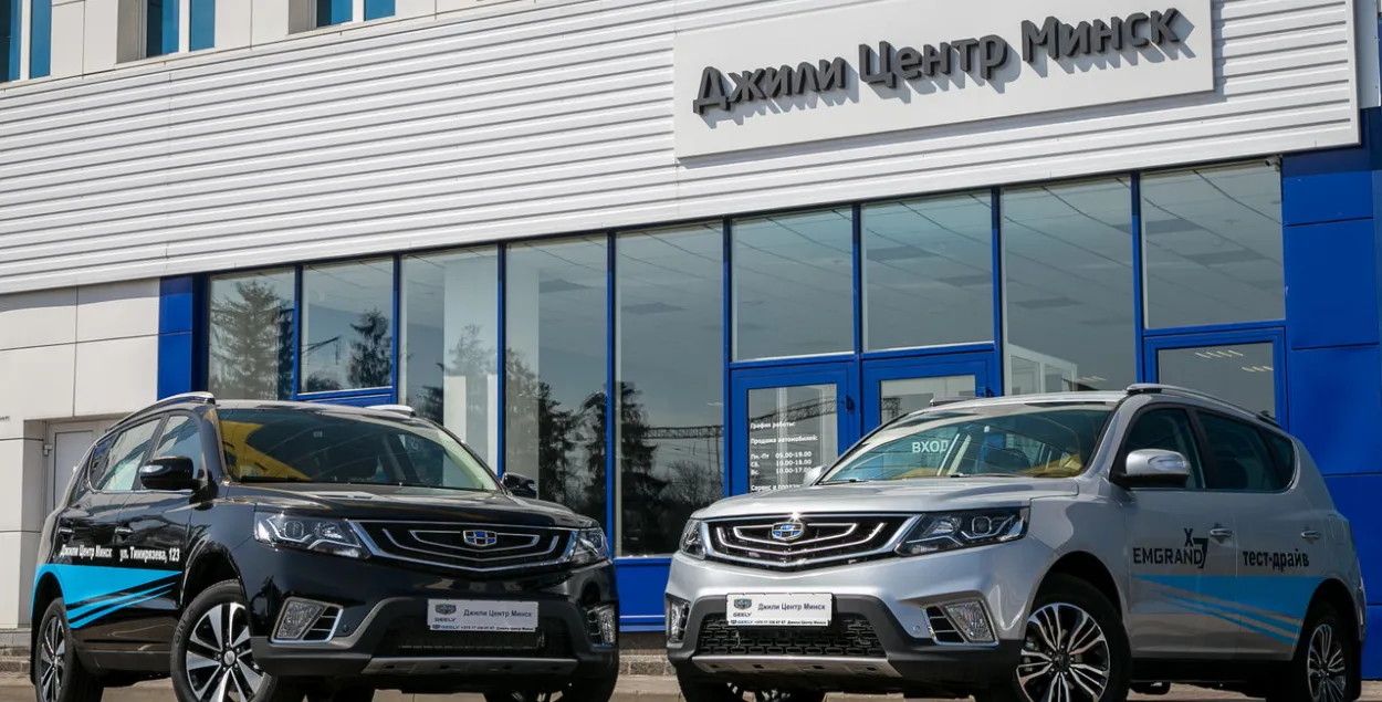 Лидером продаж остается Geely