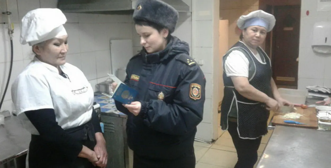 Мінскія міліцыянты выявілі сем замежных нелегалаў