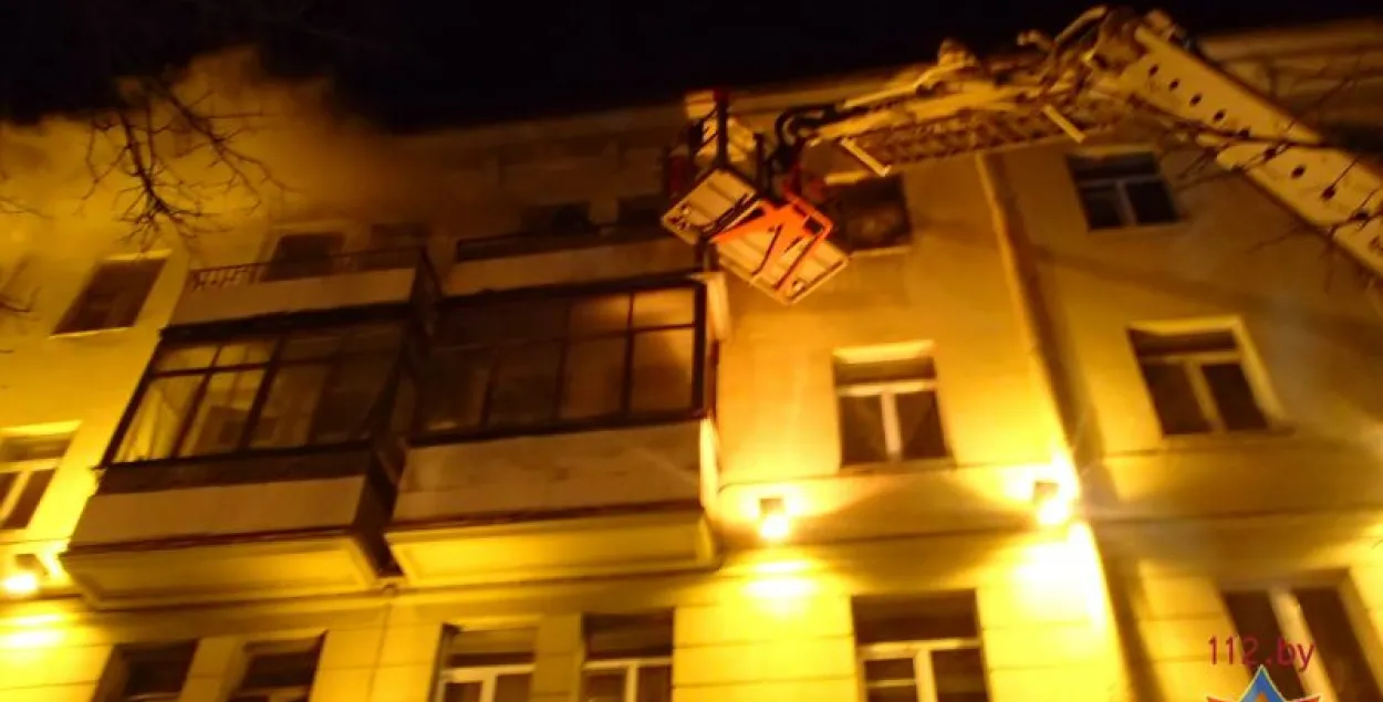 У Мінску падчас пажару выратавалі вядомага журналіста Вадзіма Казначэева