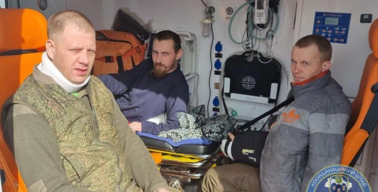 Украіна перадала Расіі цяжкапараненых / Каардынацыйны штаб па абыходжанні з ваеннапалоннымі

