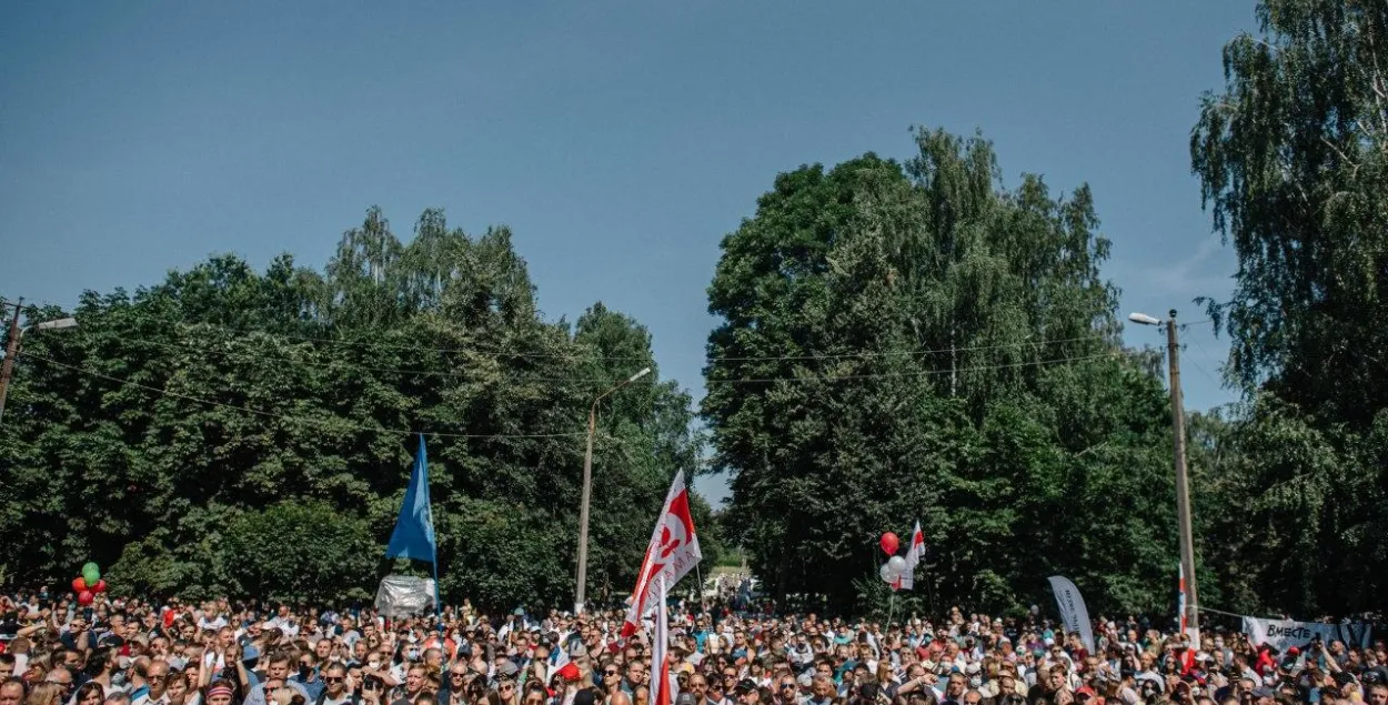 Святлана Ціханоўская ў Гомелі і Рэчыцы /&nbsp;t.me/viktarbabarykaofficial