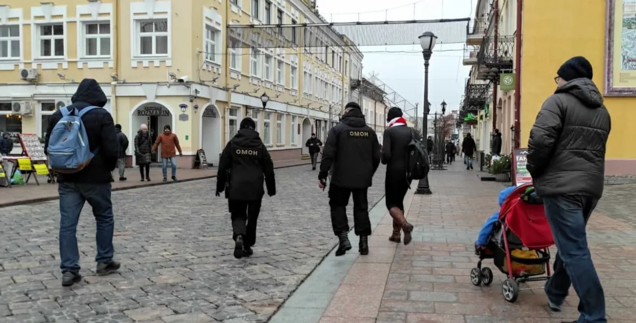Цэнтр Гродна у нядзелю 20 снежня / "Радыё Свабода"