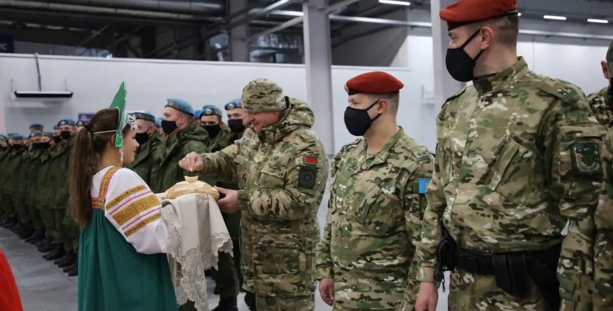 Удзельнікаў вучэнняў сустракаюць&nbsp;у Казані​ /&nbsp;t.me/modmilby