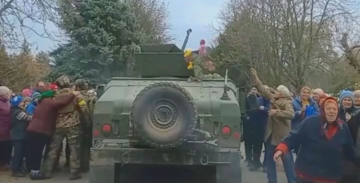 Так у Херсоне сустракалі УСУ /&nbsp;Командування Сил спеціальних операцій ЗС України&nbsp;
