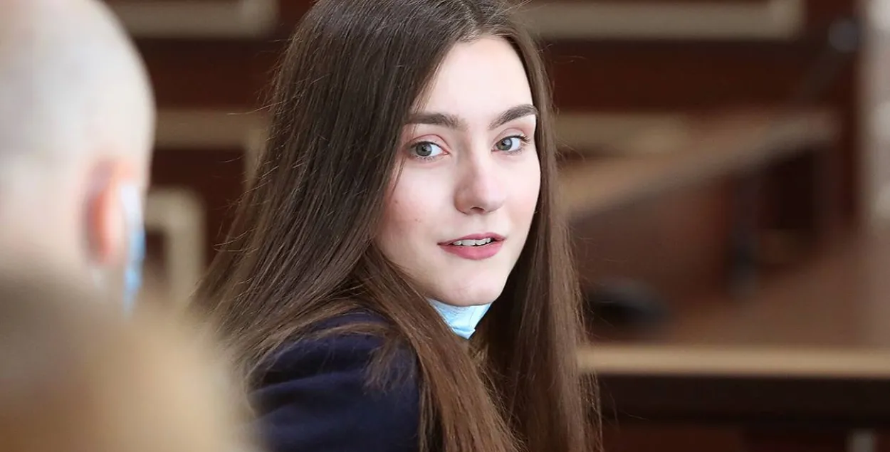 Софья Сапега на суде
