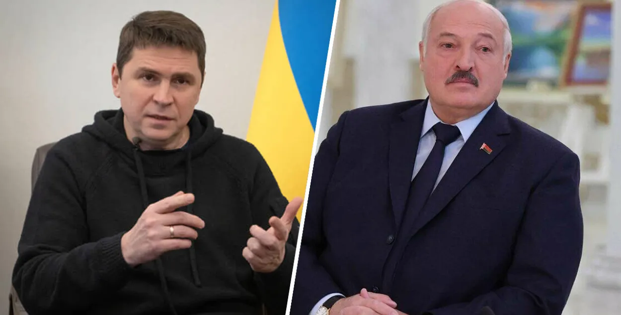Міхаіл Падаляк і Аляксандр Лукашэнка
