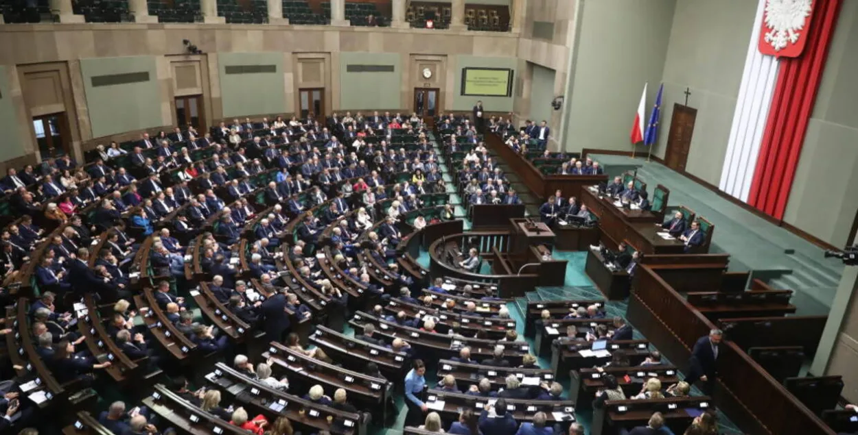 Пасяджэнне Сейма Польшчы / РАР
