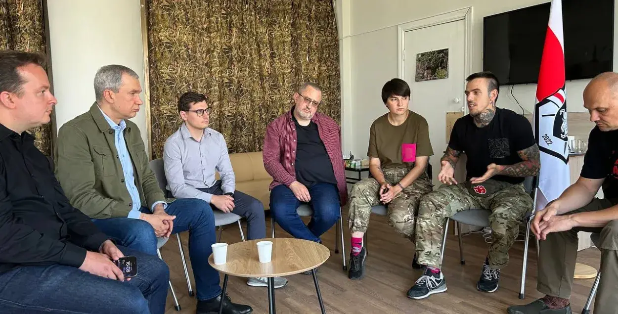 Падчас сустрэчы прадстаўнікоў Офіса і кіраўніцтва ПКК / Во время встречи представителей Офиса и руководства ПКК / t.me/tsikhanouskaya